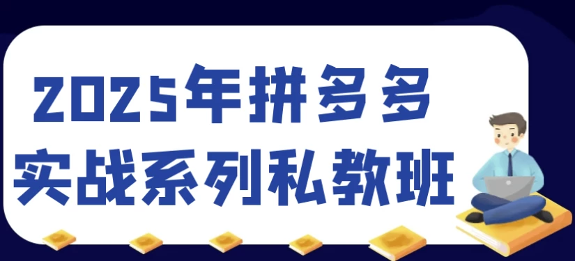 2025年拼多多实战系列私教班