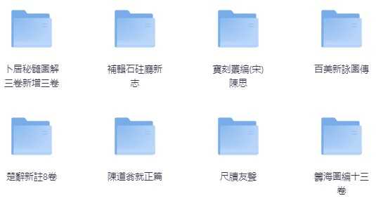 美国国会图书馆藏书古籍（总计3861册）