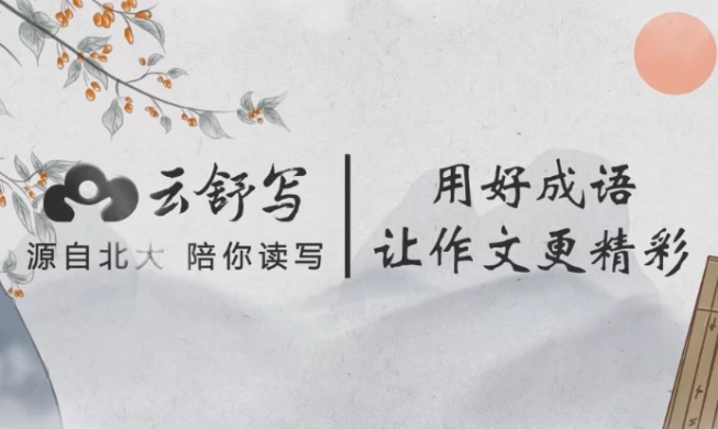云舒写小学高分作文必会成语