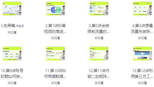 抖音操盘手-从入门到精通