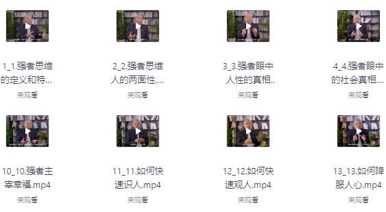 洞悉社会真相 分清强者思维