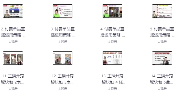 电商单品运营型主播必修课