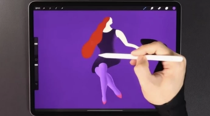 Procreate 绘画和插图课程（入门+进阶+大师）- 带素材