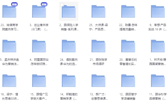 运营、创业、产品、营销（课程大合集）