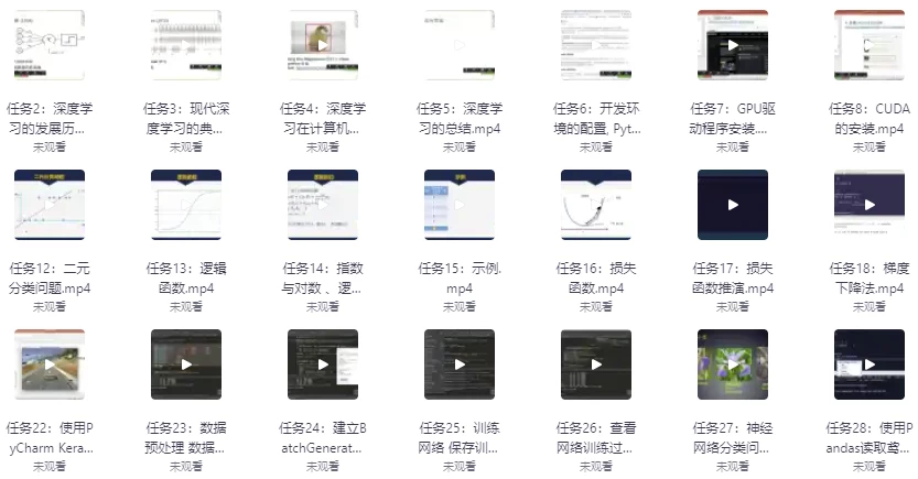 CV计算机视觉集训营 - 带源码课件