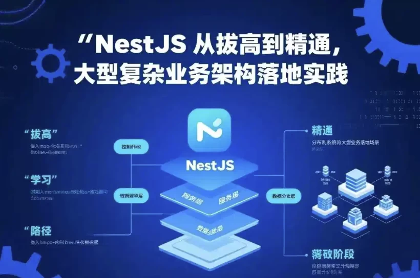 NestJS 从拔高到精通，大型复杂业务架构落地实践