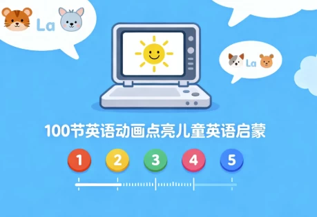 100节英语动画点亮儿童英语启蒙