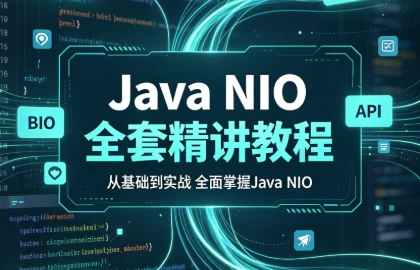 Java NIO全套精讲教程(BIO NIO AIO及NIO API源码解析)