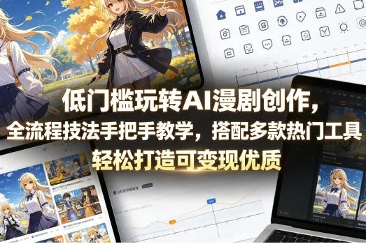 低门槛玩转AI漫剧创作,全流程技法教学