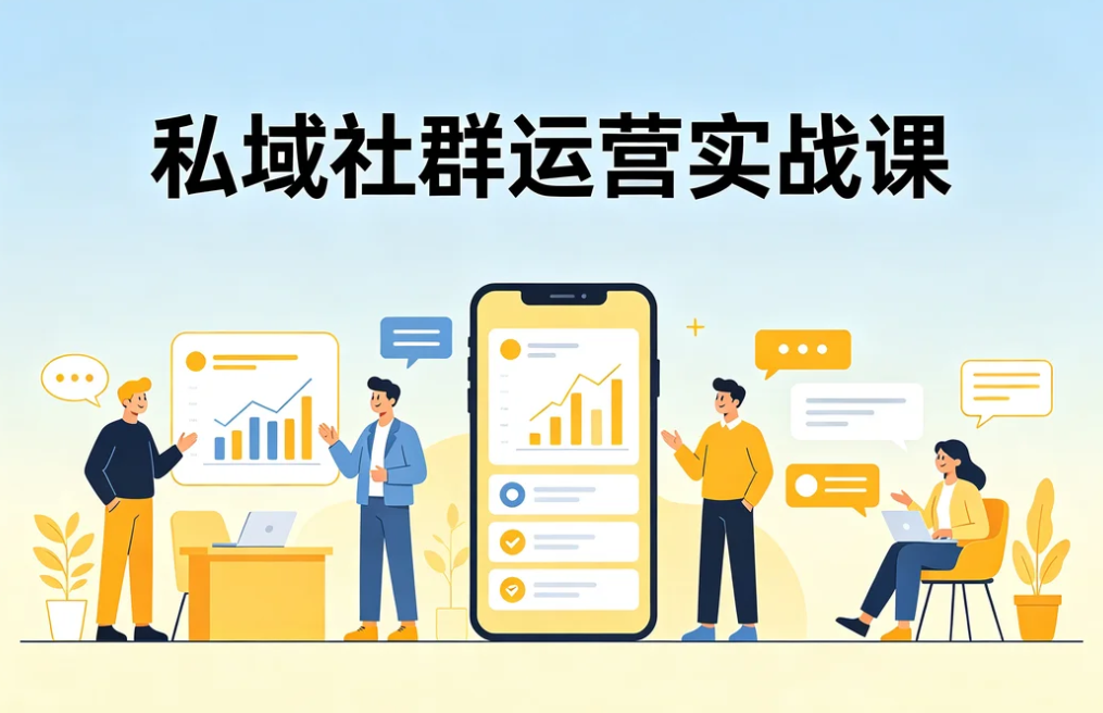 私域社群运营实战课,高活跃高转化社群运营全链路