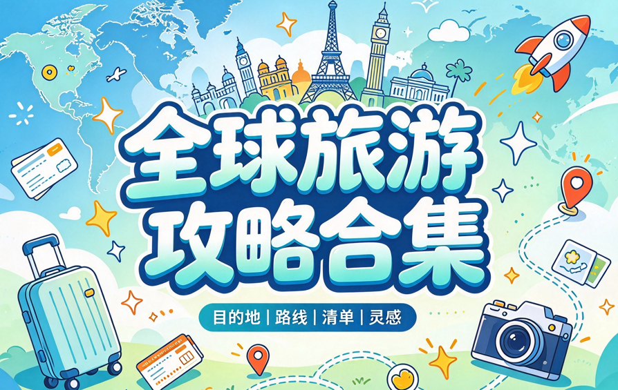 全球旅游攻略合集,最佳旅行城市+路线规划一站备齐