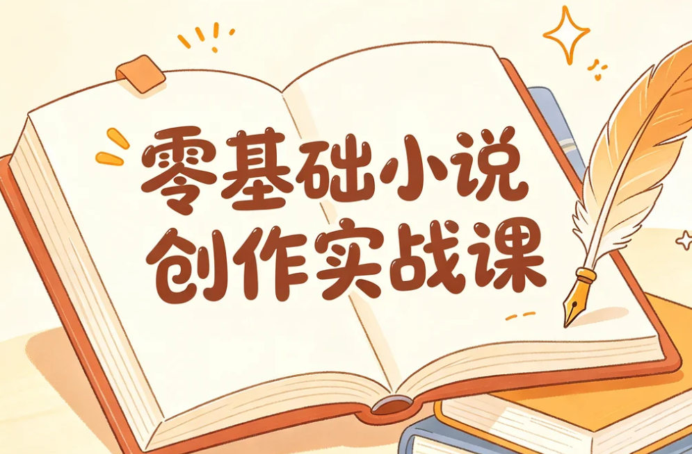 零基础小说创作实战课,高效写出短篇与长篇故事