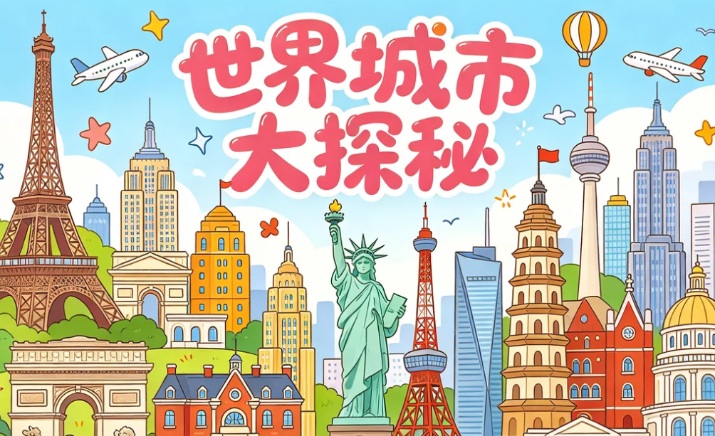世界城市大探秘,读懂地标建筑与多元文化