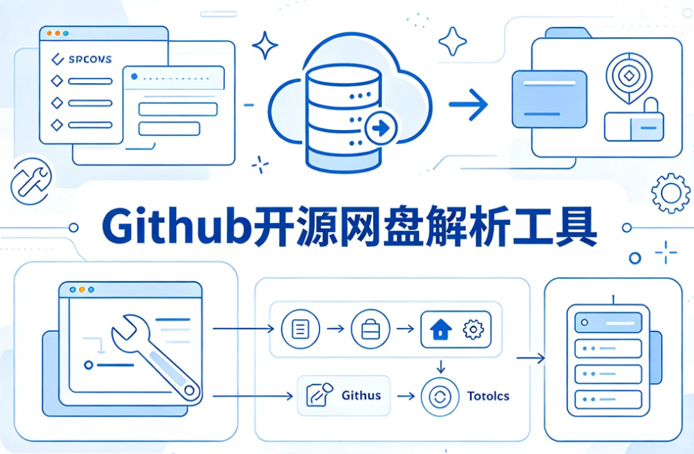 GitHub开源网盘解析工具,支持主流网盘高速下载