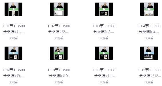 刘一男3500魔卡词【1-3500词汇分类精讲速记】