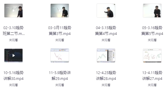 赵心纯《趋势班课程讲解》