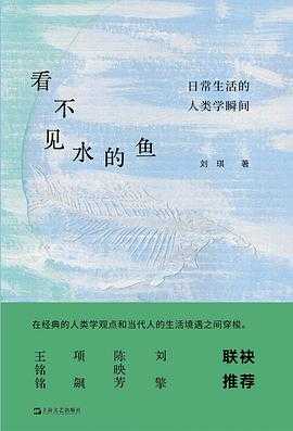 豆瓣8.2 《看不见水的鱼：日常生活的人类学瞬间》