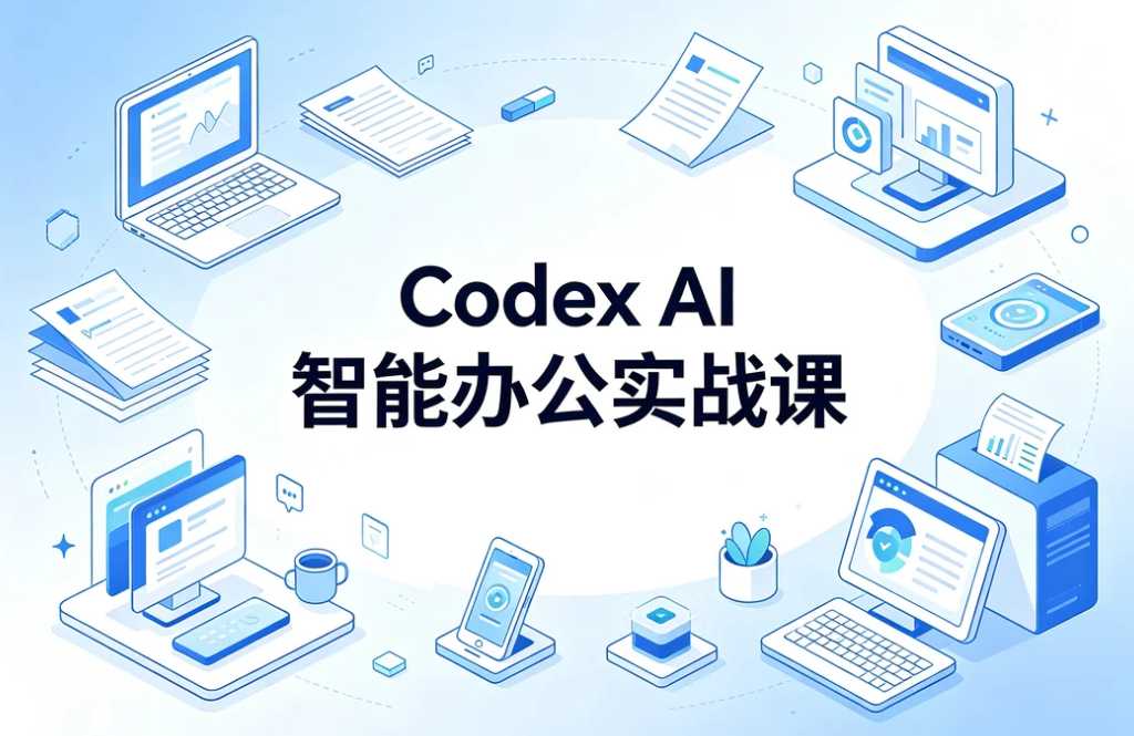 Codex AI智能办公实战课,系统提升职场效率 1 Codex AI智能办公实战课,系统提升职场效率 1