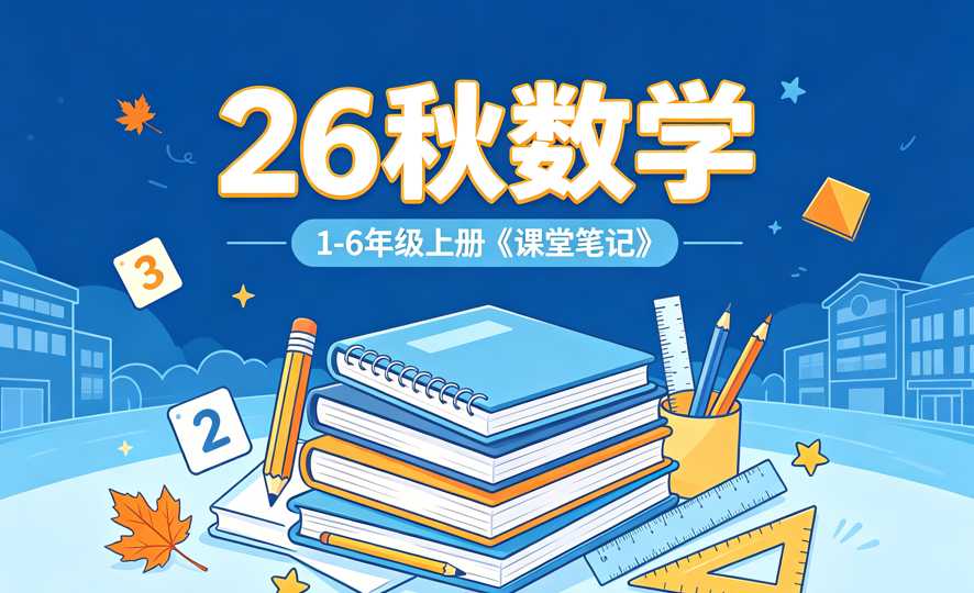 26秋数学1-6年级上册《课堂笔记》,同步教材知识点梳理 1 26秋数学1-6年级上册《课堂笔记》,同步教材知识点梳理 1