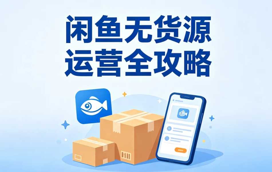 闲鱼无货源运营全攻略,掌握零库存卖货核心方法 1 闲鱼无货源运营全攻略,掌握零库存卖货核心方法 1