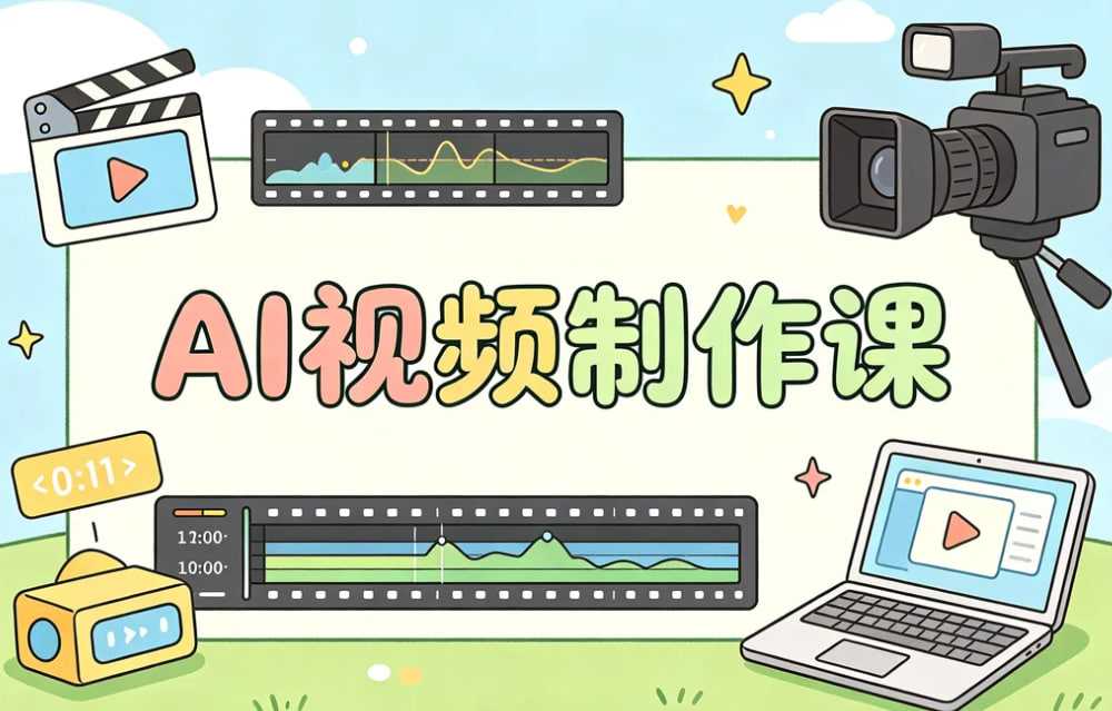 AI视频制作课,零基础快速产出电影级短视频 1 AI视频制作课,零基础快速产出电影级短视频 1