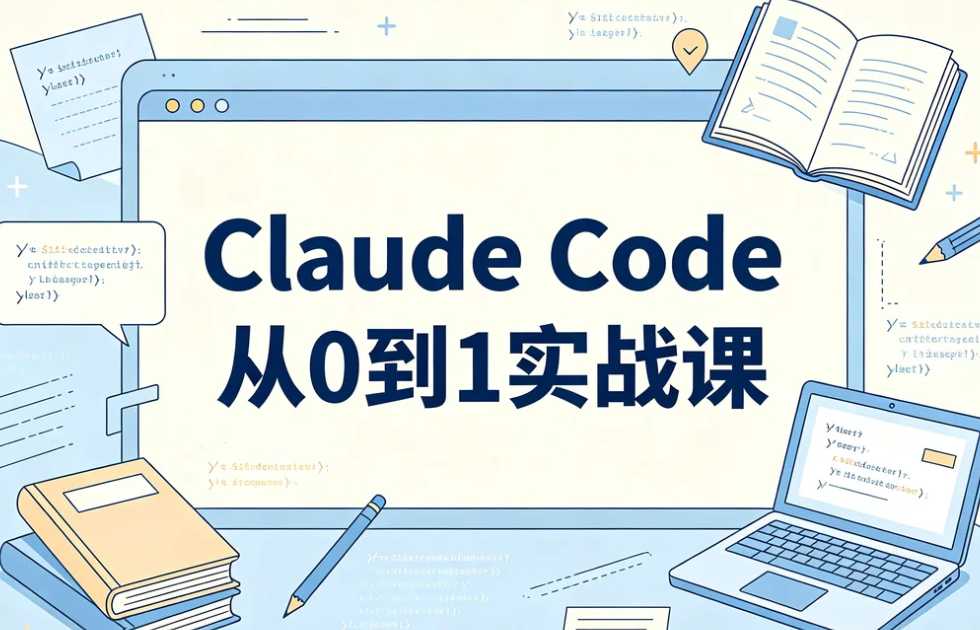 Claude Code从0到1实战课,从环境搭建到项目落地 1 Claude Code从0到1实战课,从环境搭建到项目落地 1