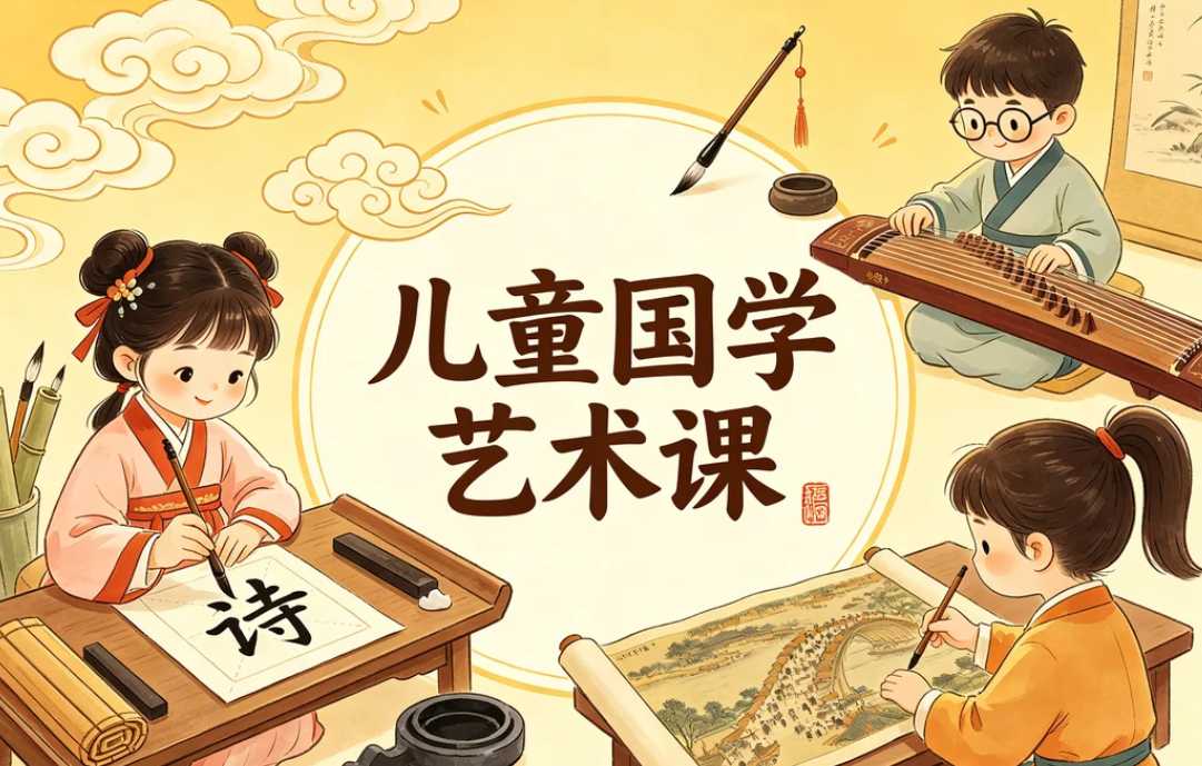 儿童国学艺术课,从古诗到国画培养东方审美气质 1 儿童国学艺术课,从古诗到国画培养东方审美气质 1