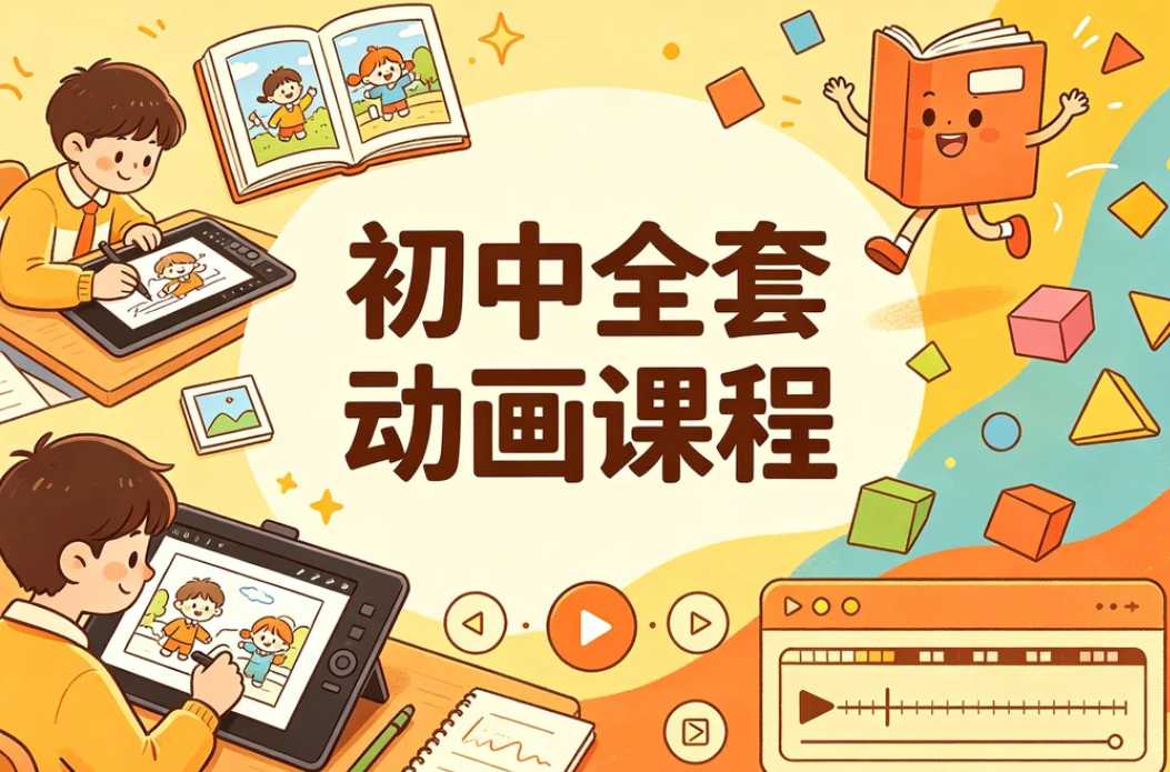 初中全套动画课程,全科教学一站配齐 1 初中全套动画课程,全科教学一站配齐 1