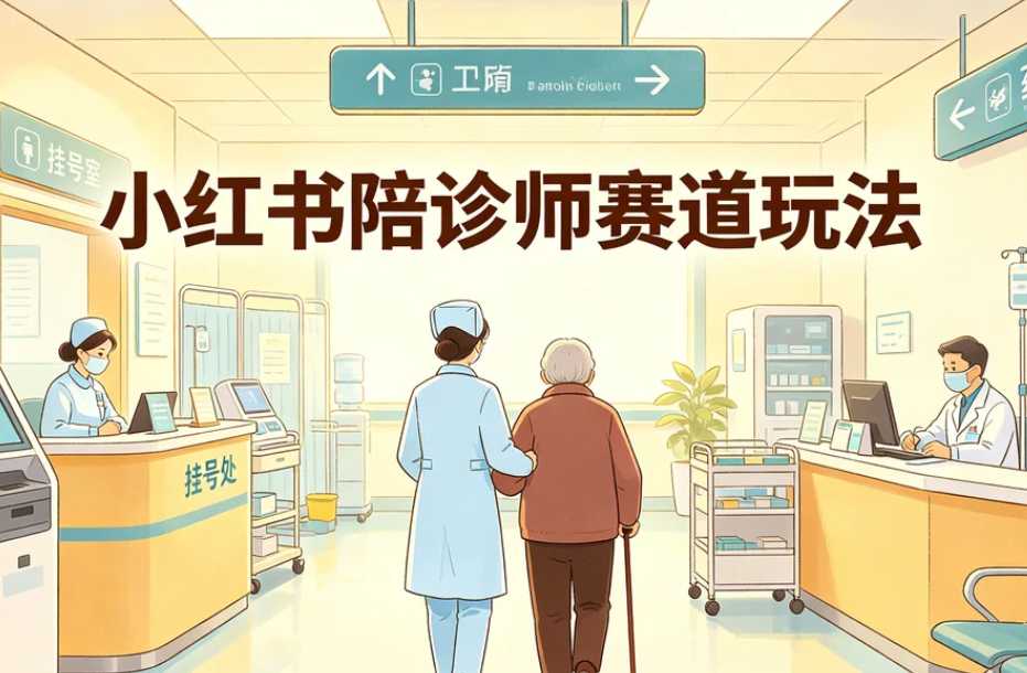 小红书陪诊师赛道玩法,快速打通陪诊服务获客闭环 1 小红书陪诊师赛道玩法,快速打通陪诊服务获客闭环 1