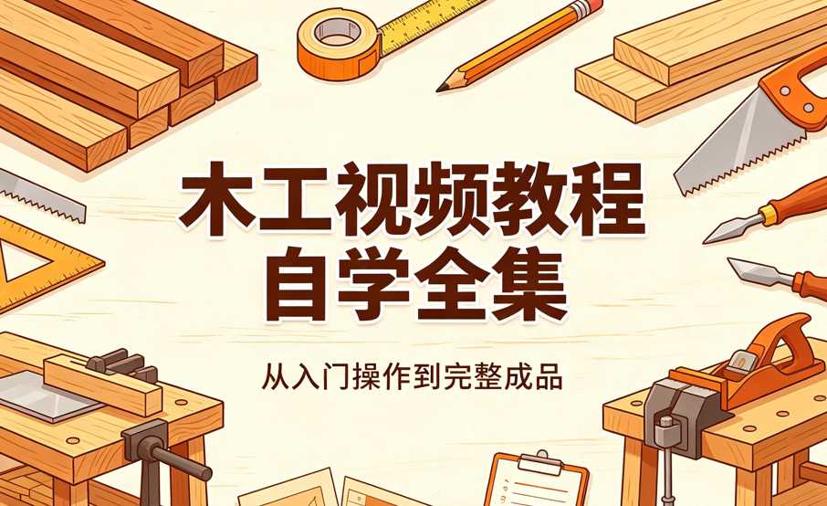 木工视频教程自学全集,系统掌握木匠手艺 1 木工视频教程自学全集,系统掌握木匠手艺 1