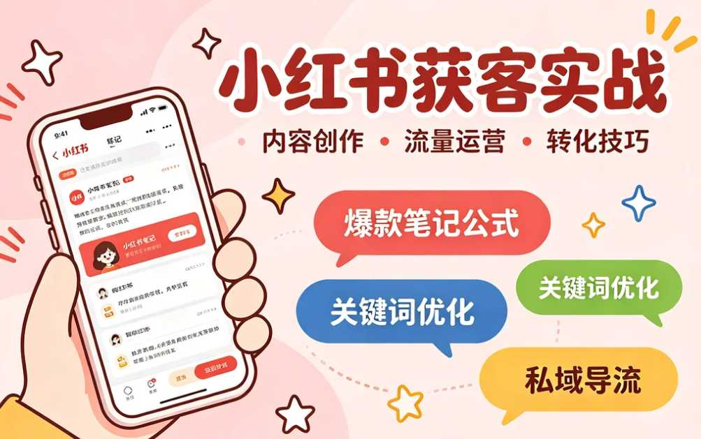 小红书IP打造实战课,新手也能快速涨粉变现 1 小红书IP打造实战课,新手也能快速涨粉变现 1