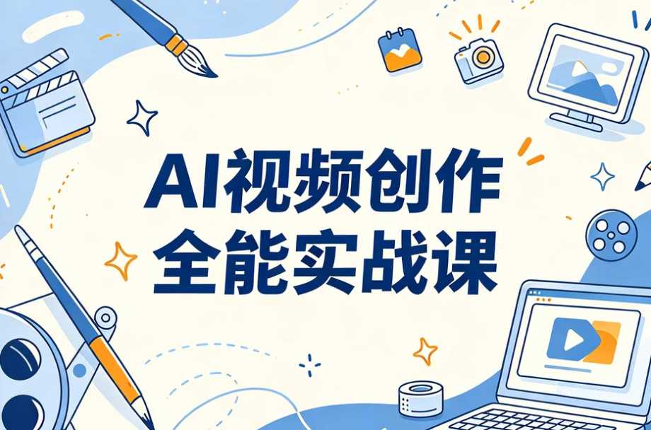 AI视频创作全能实战课,从生图到视频一站打通 1 AI视频创作全能实战课,从生图到视频一站打通 1