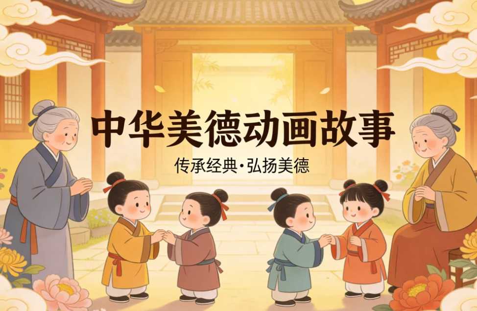 中华美德动画故事合集,让孩子在动画中懂礼仪知感恩 1 中华美德动画故事合集,让孩子在动画中懂礼仪知感恩 1