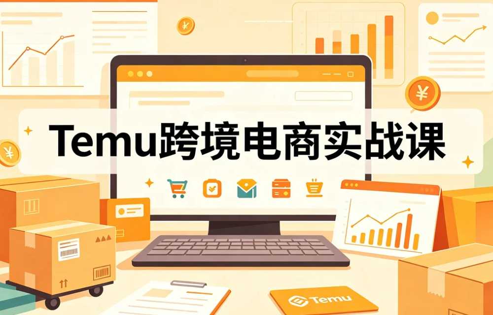 Temu跨境电商实战课,系统掌握平台运营全流程 1 Temu跨境电商实战课,系统掌握平台运营全流程 1